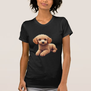 T-shirt Amusant Poodle Amoureux des Animaux Chiens Graphiq