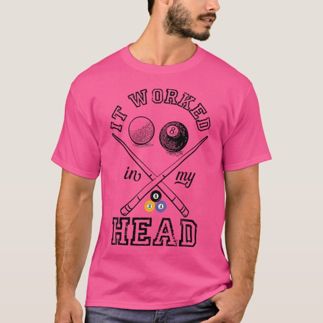 T-shirt Amusant Pool Art Pour Billard Lover Pool Player (Devant)