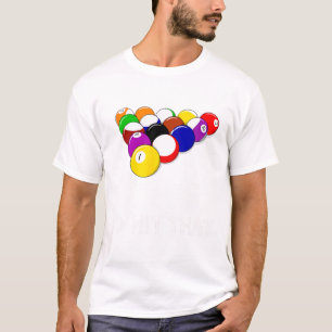 T-shirt Amusant Pool Id Toucher Ce Billard Lecteur Cadeau
