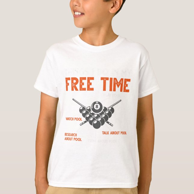 T-shirt Amusant Pool Player Billard Jouer Pool Watch Pool (Devant)