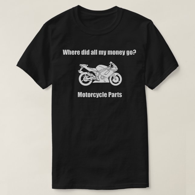 T-shirt Amusant Pour Moto Sport Vélo Crotch Fan Roche (Design devant)