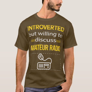 T-shirt Amusant Présenté Radio amateur Radio Ham Radio