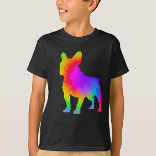T-shirt Amusant Propriétaire Amateur de Chiens Tie Dye Fre