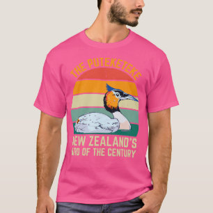 T-shirt Amusant Puteketeke Nouvelle-Zélande Oiseau Du Sièc