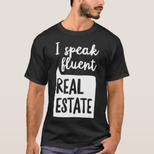 T-shirt Amusant Realtor Parler Fluent Agent Immobilier Inv