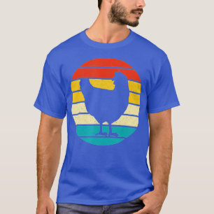 T-shirt Amusant Retro Vintage élevage de poulets de volail