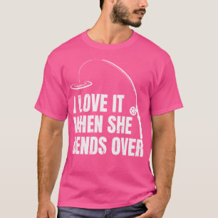 T-shirt Amusant Rod De Pêche Plaisanterie Pour Pêcheur Fis
