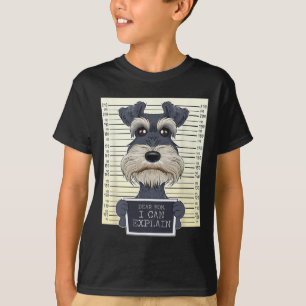 T-shirt Amusant Schnauzer Miniature Maman I Schnauze Minia