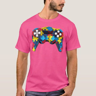 T-shirt Amusant Sensibilisation sur l'autisme Gamer Vidéo