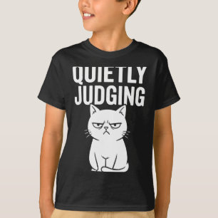 T-shirt Amusant Silencieusement Judicieux Sarcastique Foll