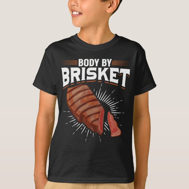 T-shirt Amusant Steak Brisket Griller Viande Lover (Devant)