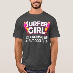 T-shirt Amusant Surfer Girl Design pour femmes Maman Surf