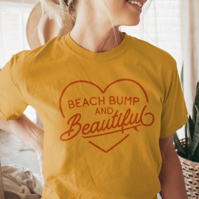 T-shirt Amusant Surfer Maman pour être été Plage Bum Punny (Funny Surfer Mom to Be Summer Beach Bum Punny T-Shirt)