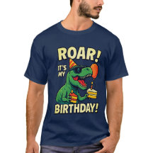 Amusant T-Rex Dino Anniversaire