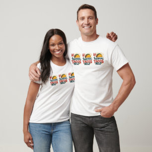 T-shirt Amusant Taco Lover Fiesta Humour alimentaire Art B