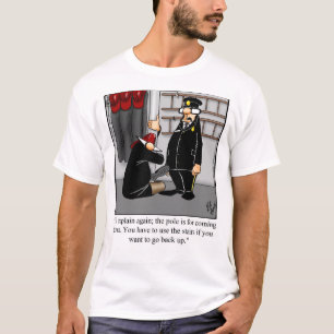 T-shirt Amusant Tee - shirt Humour pompien