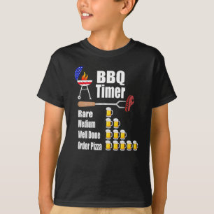 T-shirt Amusant Timer Barbecue - Barbecue Grill Cadeau