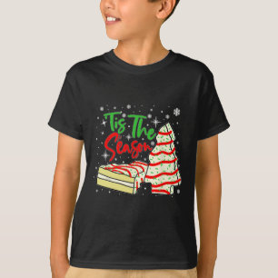 T-shirt Amusant Tis Season Design Christmas Tree Cakes Deb