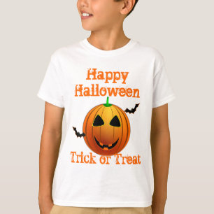 T-shirt amusant tour jack-o-lanterne ou régaler