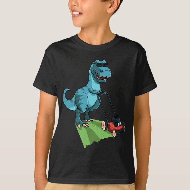 T-shirt Amusant Tracteur T-Rex Tractor de gazon cadeau pou (Devant)