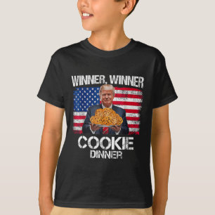 T-shirt Amusant Trump Conception de Noël Gagnant Cookie