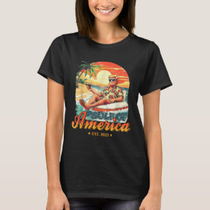 T-shirt Amusant Trump Gulf Of Usa America Est 2025