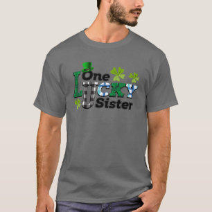 T-shirt Amusant Une Soeur Lucky Famille St Patrick’S Day Q