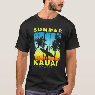 T-shirt Amusant vacances en famille Hawaii Kauai Sunset Be