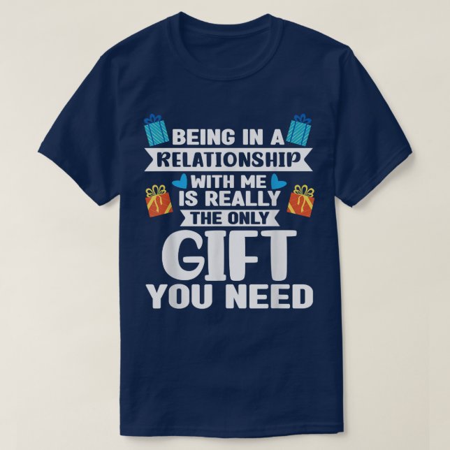 T-shirt Amusant Valentine's Day Relation Petit ami Girlf (Design devant)