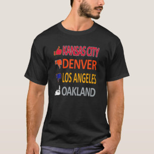 T-shirt Amusant Ventilateur De Football De Kansas City