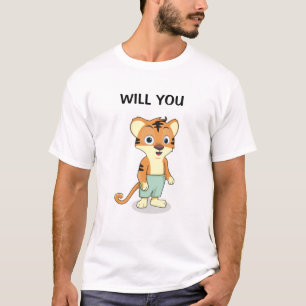 T-shirt Amusant Veux-Tu Me Marier Proposition De Mariage T