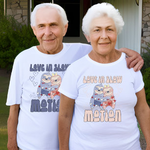 T-shirt Amusant Vieux Couple Grand-Parent Correspondant An