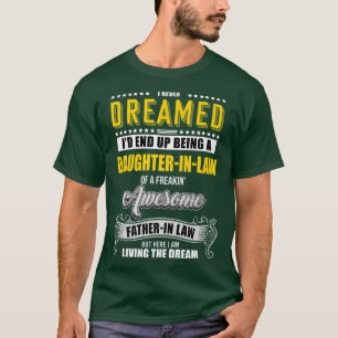 T-shirt Amusante Affine Humour filleInLaw de père génial