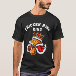 T-shirt Amusante aile de poulet Roi Bbq Aile de poulet Gra