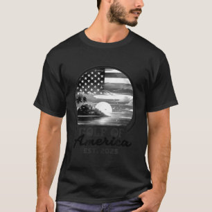 T-shirt Amusante Amérique des Etats-Unis Chemise Golfe des