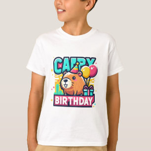 T-shirt Amusante Animal Pun Capybara Anniversaire Fête