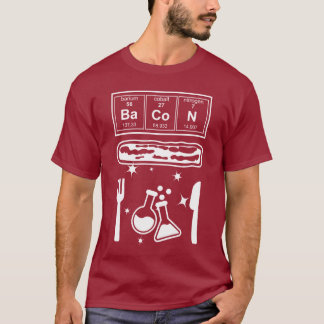 T-shirt Amusante Chemise Amoureux Bacon Science