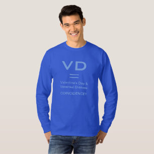 T-shirt Amusante chemise & veste anti-Valentine VD
