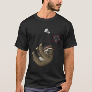 T-shirt Amusante Conception De Badminton Pour Les Joueurs