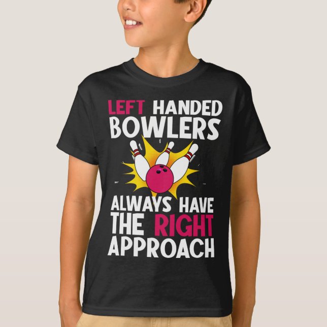 T-shirt Amusante Conception De Bowling Pour Hommes Femmes  (Devant)