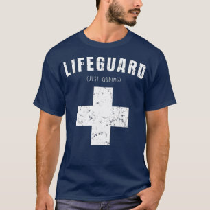 T-shirt Amusante conception de garde de vie pour plage et