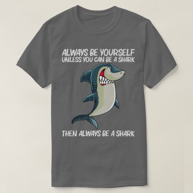 T-shirt Amusante Conception De Requin Homme Femmes Adulte  (Design devant)