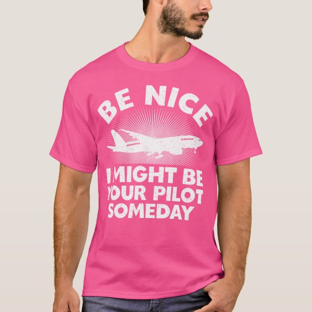 T-shirt Amusante Conception Pilote Pour Hommes Femmes Avio (Devant)