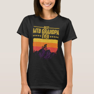 T-shirt Amusante Conception Vélo Montagne Hommes Vélo Vint