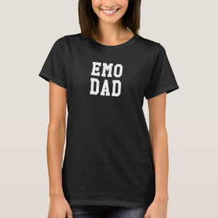 T-shirt Amusante Emo Papa Chemise Goth Punk Scène Musique 