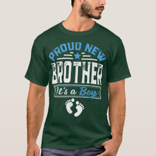 T-shirt Amusante Famille Fière Nouveau Frère C'est un garç