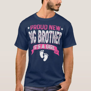 T-shirt Amusante Famille Genre Révèle Fier Nouveau Grand F