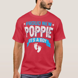 T-shirt Amusante Famille Genre Révéler Fier Nouveau Poppie