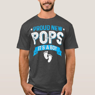 T-shirt Amusante Famille Genre Révéler Fier Nouveaux Pops 