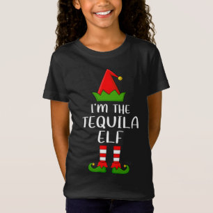 T-Shirt Amusante Famille Je suis La Tequila Elf Christma